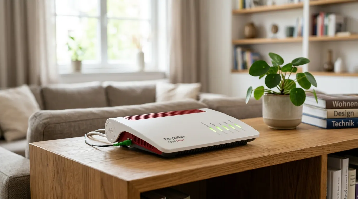 AVM FRITZ!Box Glasfaser-Router Einrichtung und WLAN-Konfiguration